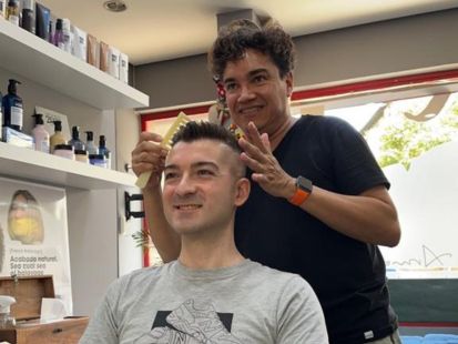 Corte de pelo en la peluqueria para hombre en el centro de Valladolid