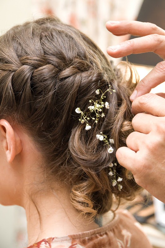 Servicios de peluquería para novio y novia