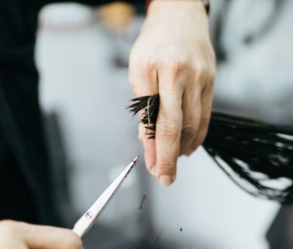 Corte de pelo mujer en Kokoro peluquería en Valladolid