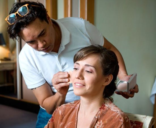 Proceso finalizado de maquillaje y peluquería para novias en Valladolid
